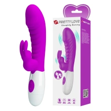 Wibrator Króliczek Naughty Bunny 30 Functions Purple Pretty Love 30 Trybów Fioletowy | 100% ORYGINAŁ| DYSKRETNA PRZESYŁKA